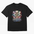 United 2026 Soccer Nations Trophy - USA Mexico Canada Mascot Art Oversized T-Shirt Represent FIFA World Cup 2026 USA Canada Mexico Spirit, with Portugal, Messi, Football Passion, Legendary Performances, Festival Vibes and Supporter Community;