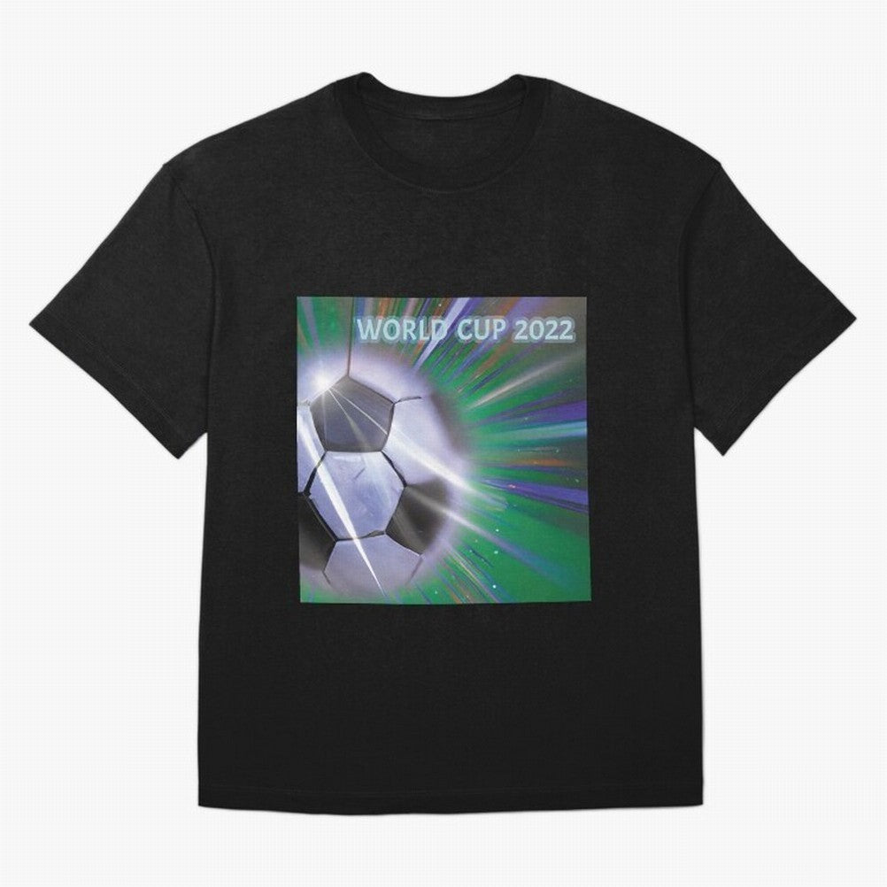 World Cup 2022 Oversized T-Shirt Celebrate Fan Favorites in FIFA World Cup 2026 Highlighting Messi, Neymar and Mbappe, Portugal, Spain and Germany Energy, Match Day Excitement, Supporter Culture, Golden Goals and Global Football Passion; Built for