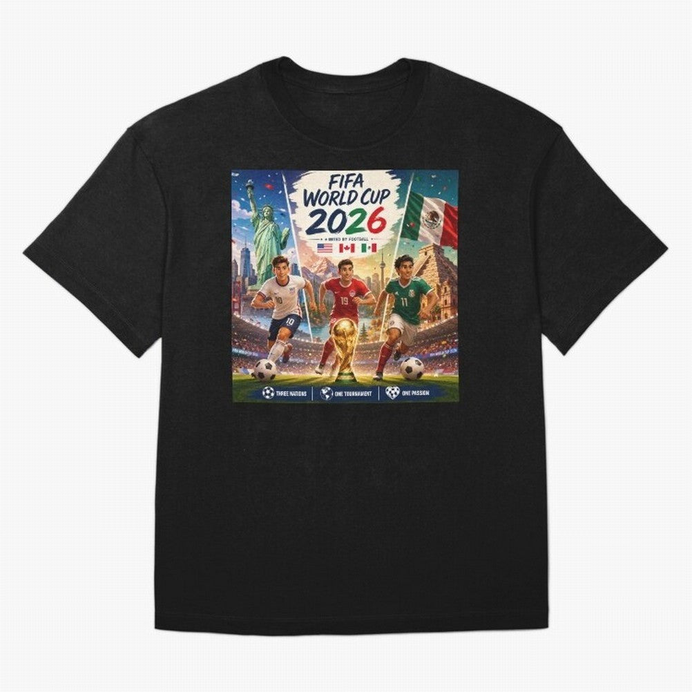 United by Football 2026 #football 2026 Oversized T-Shirt Back the Journey through Match Day Hype around FIFA World Cup 2026 Group Stage, Cristiano Ronaldo, Haaland and CR7, Netherlands, Retro Football Energy, Iconic Rivalries, Trophy Chase Drama