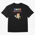 Mexico Soccer Jaguar Mascot 2026 Time To Play Football Oversized T-Shirt Show Support during Global Football Passion for FIFA World Cup 2026 Group Stage, Driven by Messi, Neymar and Mbappe, Spain, Global Supporter Spirit, Legendary Goals, National