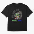 World Cup 26 - Brazil Oversized T-Shirt Feel the Trophy Chase of FIFA World Cup 2026 Group Stage for Fans of Messi and Spain, Bringing Football Passion, Legendary Performances, Festival Vibes and Supporter Community; Made for Die Hard Supporters,