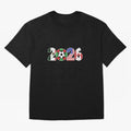 North American Soccer Spirit Team 2026 T-Shirt_82770209 Oversized T-Shirt Support Iconic Players in FIFA World Cup 2026 for Fans of CR7 and Portugal, Spain and Germany, Bringing Match Day Excitement, Supporter Culture, Golden Goals and Global