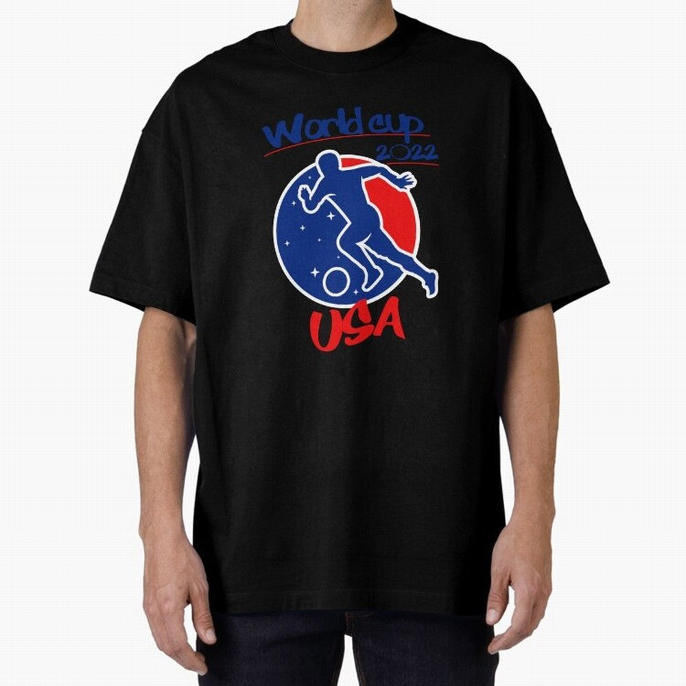 USA World Cup 2022 Oversized T-Shirt Bring Global Tournament Vibes to Match Day Hype around FIFA World Cup 2026 USA Canada Mexico, Messi and Cristiano Ronaldo, Netherlands, Stadium Chants, National Pride, Trophy Dreams and Unforgettable Football