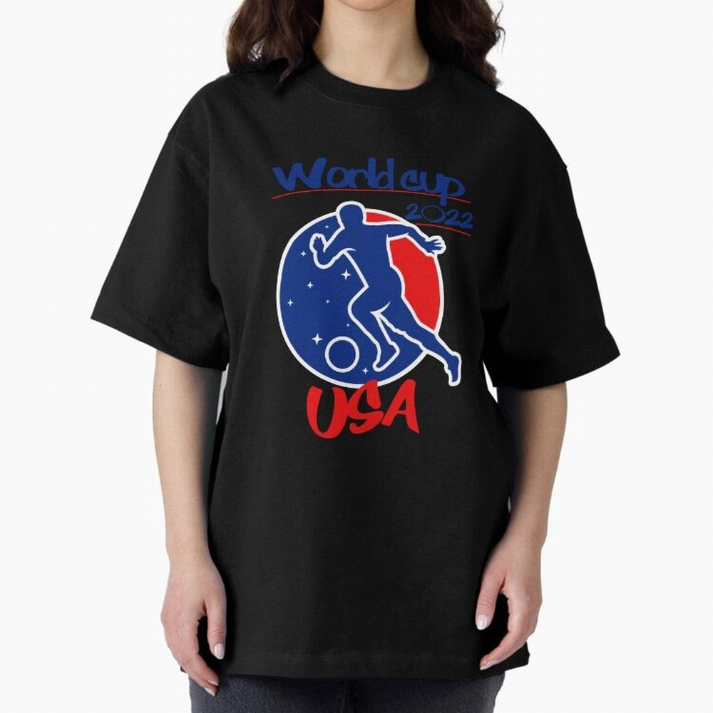 USA World Cup 2022 Oversized T-Shirt Bring Global Tournament Vibes to Match Day Hype around FIFA World Cup 2026 USA Canada Mexico, Messi and Cristiano Ronaldo, Netherlands, Stadium Chants, National Pride, Trophy Dreams and Unforgettable Football