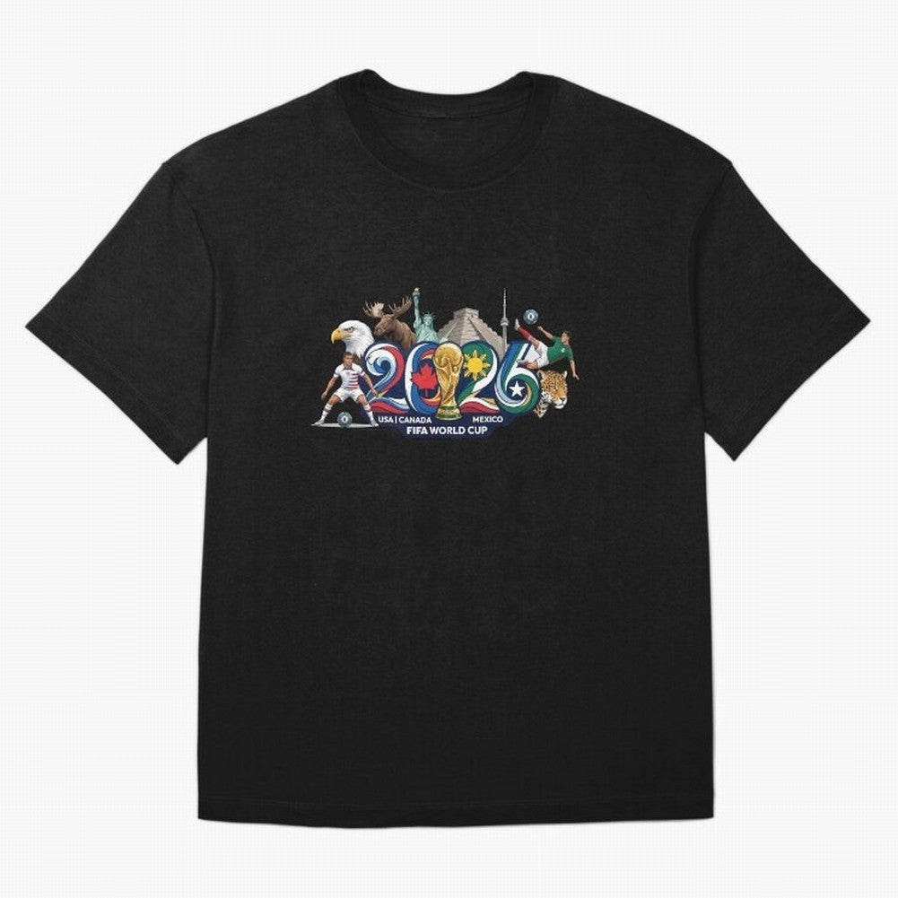 FIFA World Cup 2026 North America: USA Canada Mexico United Nations of Football Oversized T-Shirt Follow the Final Road of Match Day Hype around FIFA World Cup 2026, Cristiano Ronaldo, Haaland and CR7, Netherlands, Sports Nostalgia, International