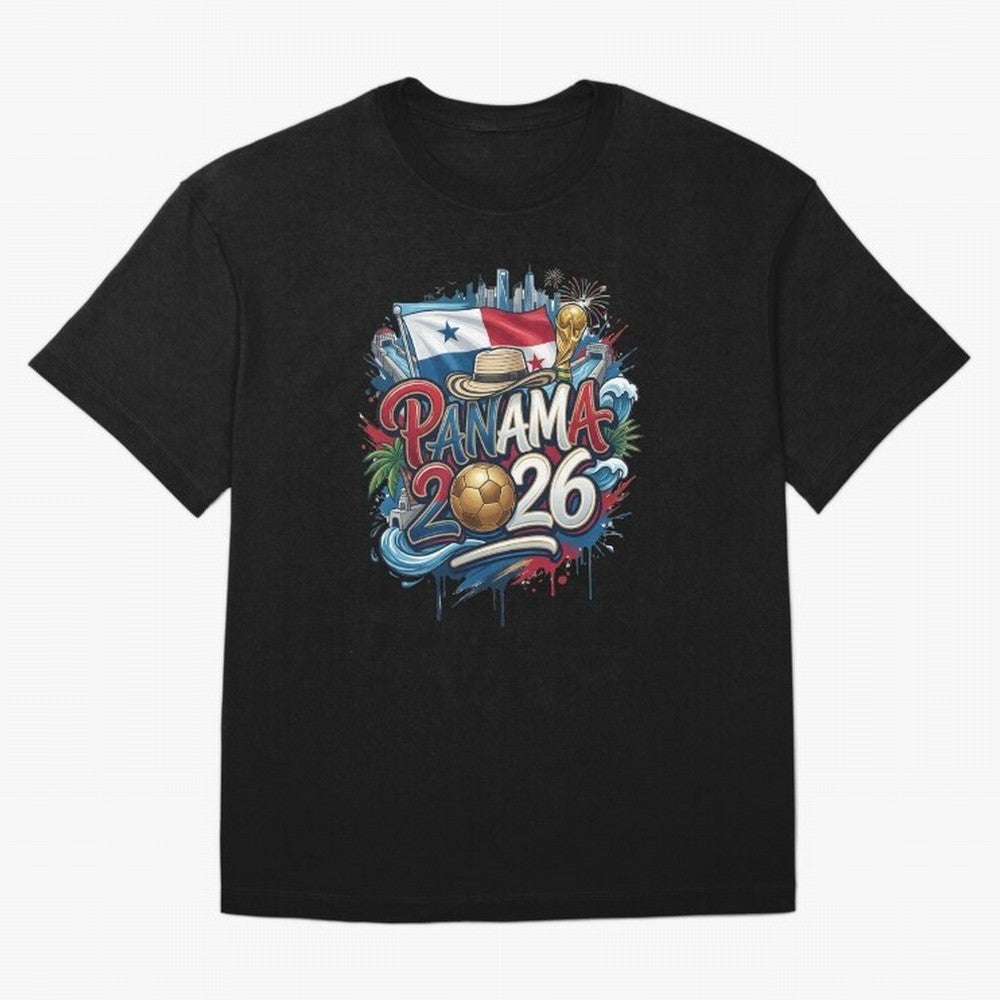 Panama World Cup 2026 Football Legacy Oversized T-Shirt Bring Retro Soccer Energy to Global Football Passion for FIFA World Cup 2026 USA Canada Mexico, Filled with Cristiano Ronaldo, Haaland and CR7, France, Vintage Soccer Flavor, Modern Football