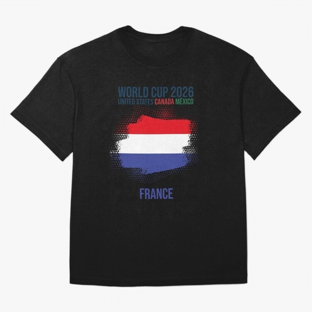 FRANCE WORLD CUP 2026 Oversized T-Shirt Celebrate FIFA World Cup 2026 Group Stage Celebrating Haaland, Spain and Netherlands Energy, Football Passion, Legendary Performances, Festival Vibes and Supporter Community; Made for Die Hard Supporters,