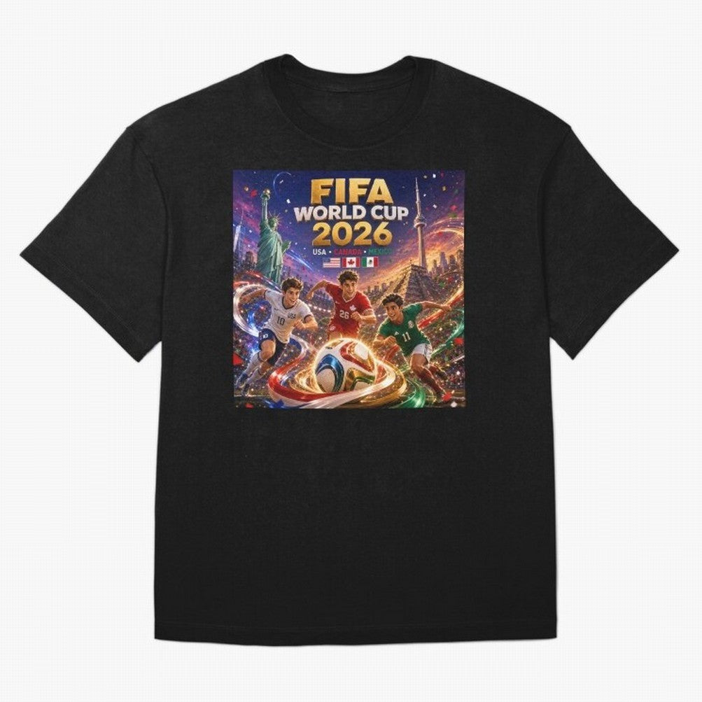 Host Nations Football 2026 #football 2026 Oversized T-Shirt Feel the Trophy Chase of Match Day Hype around FIFA World Cup 2026 Group Stage, CR7 and Messi, England and Germany, Tournament Hype, Historic Matchups, Family Viewing Parties and Global