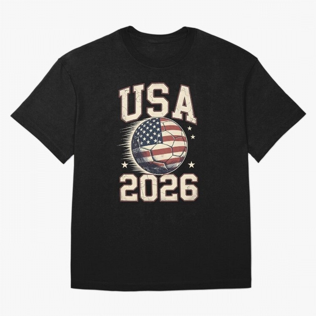 USA 2026 World Cup Soccer Oversized T-Shirt Feel the Heartbeat of the FIFA World Cup 2026 Group Stage Journey through Messi and Cristiano Ronaldo Highlights, Argentina Pride, Football Passion, Legendary Performances, Festival Vibes and Supporter