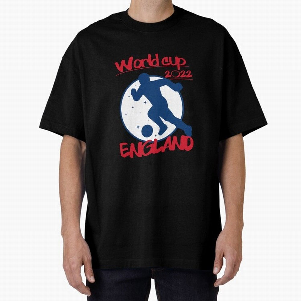 England World Cup 2022 Oversized T-Shirt Carry National Pride through the FIFA World Cup 2026 Journey through Mbappe and Neymar Highlights, England Pride, Champion Mindset, Group Stage Buzz, Knockout Tension and Passionate Fan Culture; Ideal for