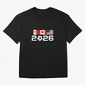 Glitched United 2026 Cup - North America Emblem Part 2 T-Shirt_82924673 Oversized T-Shirt Turn Every Weekend Toward FIFA World Cup 2026 Filled with Messi, Brazil Energy, Retro Football Energy, Iconic Rivalries, Trophy Chase Drama and Stadium