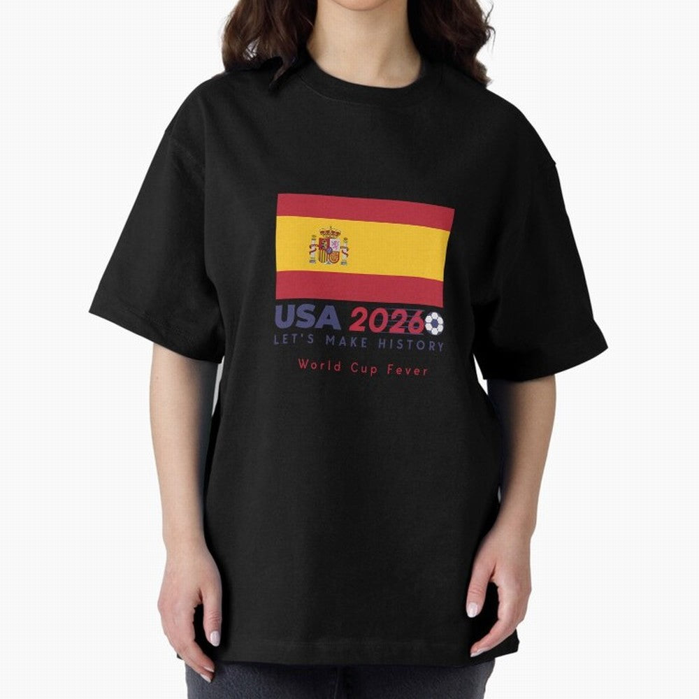 Usa 2026 World Cup Americas Football. Oversized T-Shirt Feel the Trophy Chase of the FIFA World Cup 2026 USA Canada Mexico Journey through Cristiano Ronaldo Highlights, England, France and Netherlands Pride, Match Day Excitement, Supporter Culture,