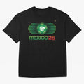 Mexico 26 World Cup Retro Logo. Autographed Oversized T-Shirt Live for the Drama of Global Football Passion for FIFA World Cup 2026 Group Stage, Capturing Neymar, Netherlands, Worldwide Fan Energy, Dramatic Goals, Stadium Lights and Championship