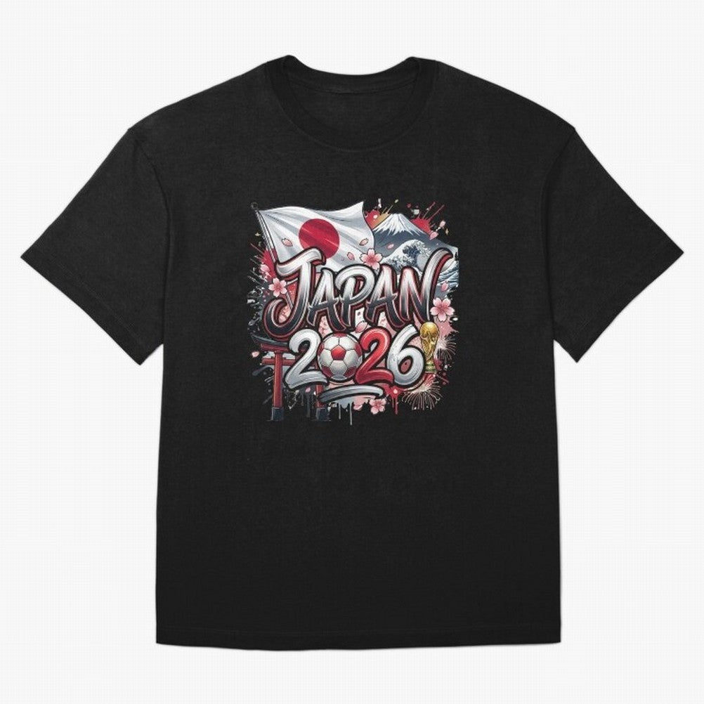 Japan World Cup 2026 Football Legacy Oversized T-Shirt Cheer for Match Day Hype around FIFA World Cup 2026, CR7, Argentina and Brazil, Supporter Pride, Iconic Celebrations, Legendary Names and Global Match Day Energy; Made for Collectors Who Enjoy