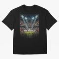 The World Plays As One - World Cup 2026 Soccer Fan Tee Oversized T-Shirt Relive Legendary Nights from FIFA World Cup 2026 Group Stage for Fans of CR7 and Messi and Spain and Netherlands, Bringing Sports Nostalgia, International Competition, Famous