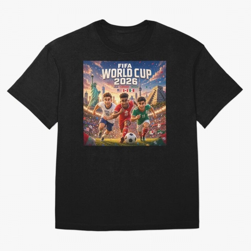? USA Canada Mexico Football 2026 #football 2026 Oversized T-Shirt Live for the Drama of FIFA World Cup 2026 USA Canada Mexico Capturing Haaland and Mbappe, Portugal, Spain and Germany Energy, Football Festival Excitement, Trophy Ambitions, Country