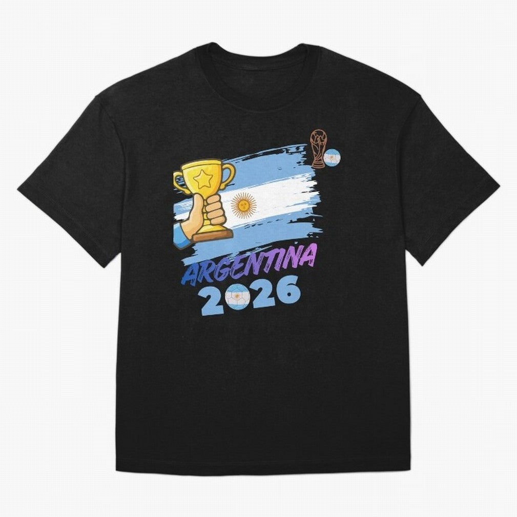 Argentina world cup design Oversized T-Shirt Create FIFA World Cup 2026 for Fans of CR7 and Portugal, Bringing Global Supporter Spirit, Legendary Goals, National Colors and Tournament Celebration; Ideal for Football Dads, Football Moms, Friends,