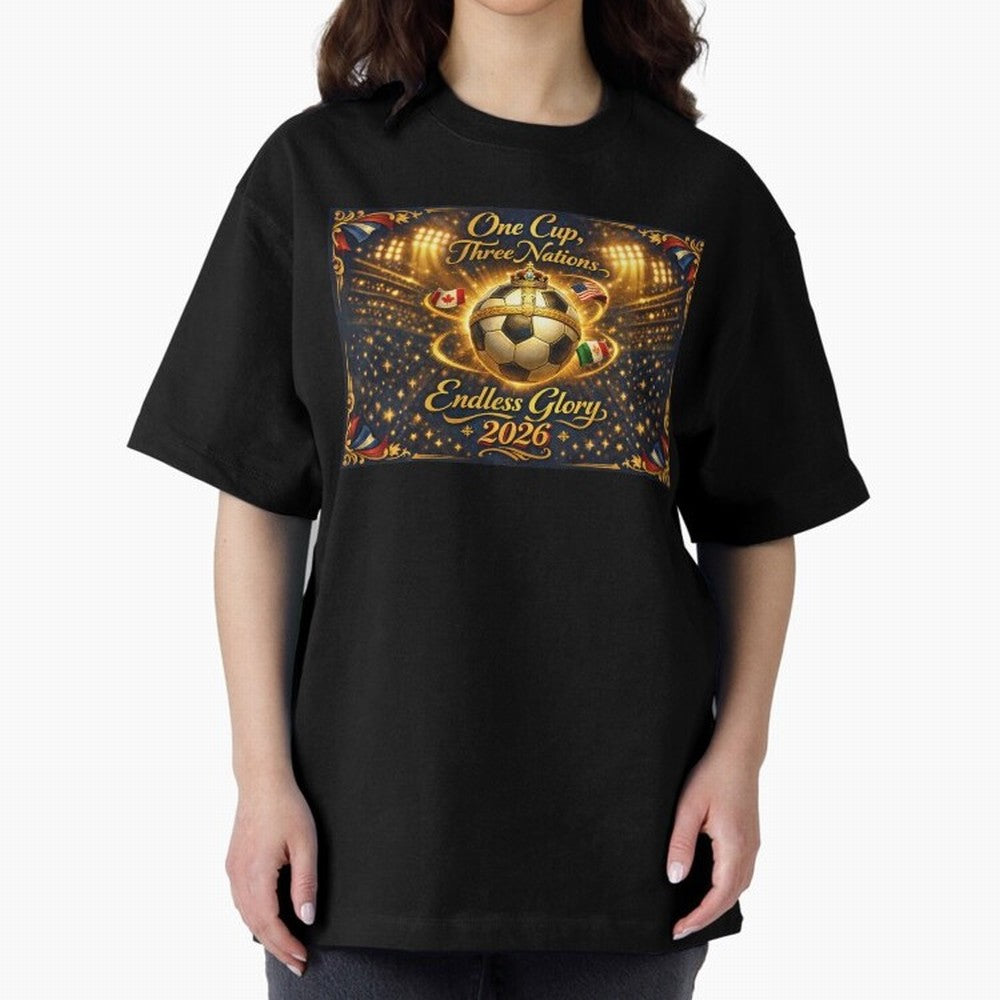 2026 World Cup Celebration inpired by renaissance art Oversized T-Shirt Celebrate Fan Culture around Global Football Passion for FIFA World Cup 2026 USA Canada Mexico, Made for Neymar, Haaland and Cristiano Ronaldo, France and Portugal, Match Day