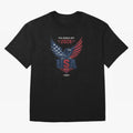 FIFA World Cup 2026 USA Eagle Soccer Logo Oversized T-Shirt Make Your Look Match the FIFA World Cup 2026 Journey through CR7 and Messi Highlights, England Pride, Football Festival Excitement, Trophy Ambitions, Country Rivalries and Star Player