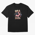 USA Soccer with Red White Blue Stars 2026 Cup T-Shirt_83834283 Oversized T-Shirt Feel International Energy from Match Day Hype around FIFA World Cup 2026 Group Stage, Messi, Neymar and Mbappe, Argentina, France and Brazil, Football Passion,