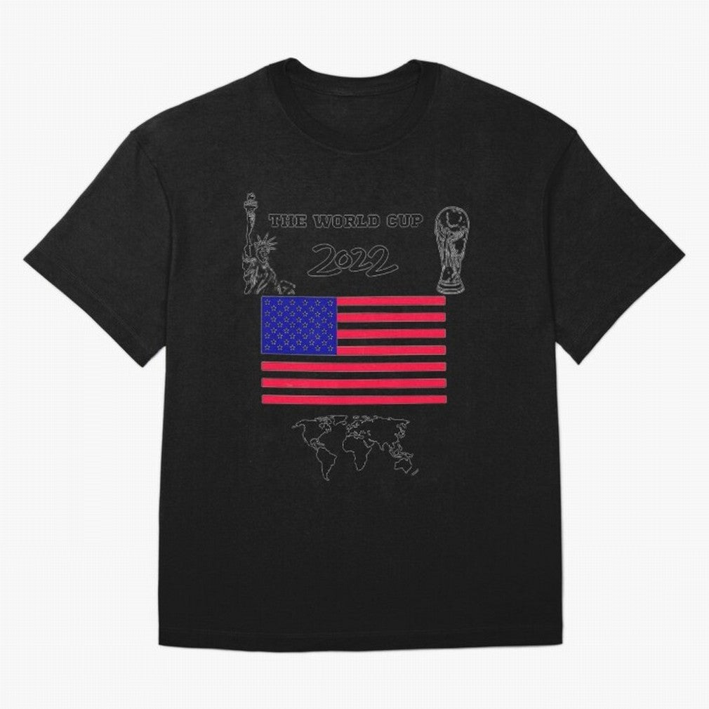 T-shirt for World cup, USA Oversized T-Shirt Fuel FIFA World Cup 2026 USA Canada Mexico for Fans of Messi and Spain and Netherlands, Bringing Sports Nostalgia, International Competition, Famous Players and Unforgettable Victories; Perfect for