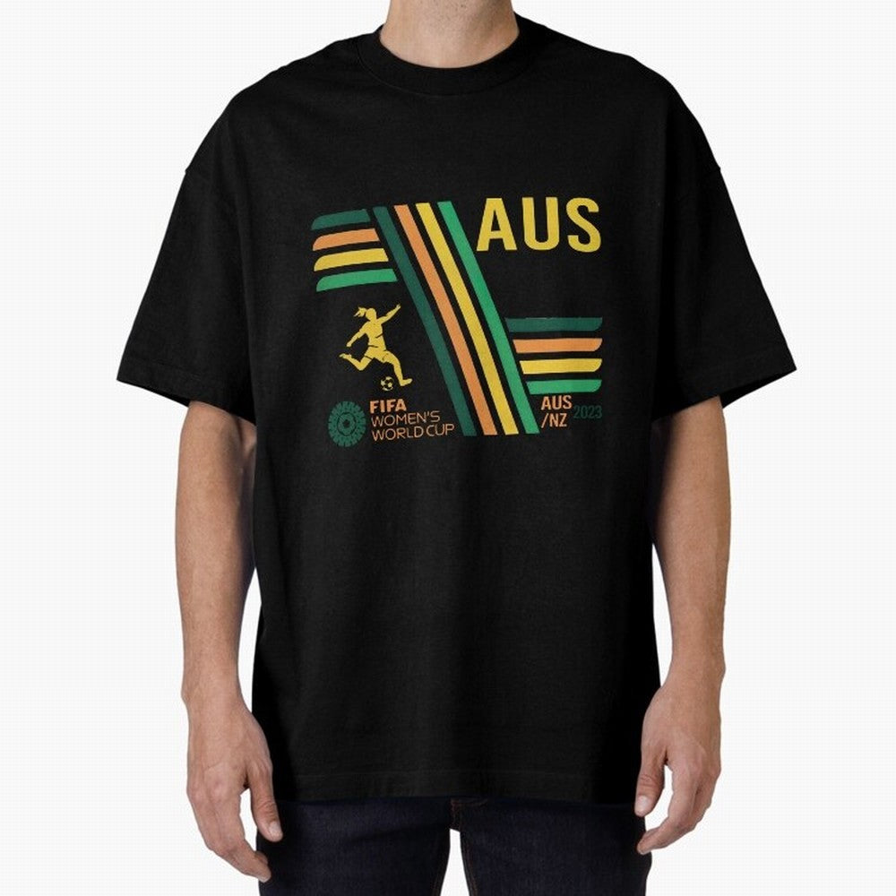Australia Women's World Cup Oversized T-Shirt Turn Every Weekend Toward FIFA World Cup 2026 Spirit, Capturing France and Portugal, Haaland, Soccer Culture, Superstar Moments, National Team Dreams and Competitive Fire; Made for Die Hard Supporters,