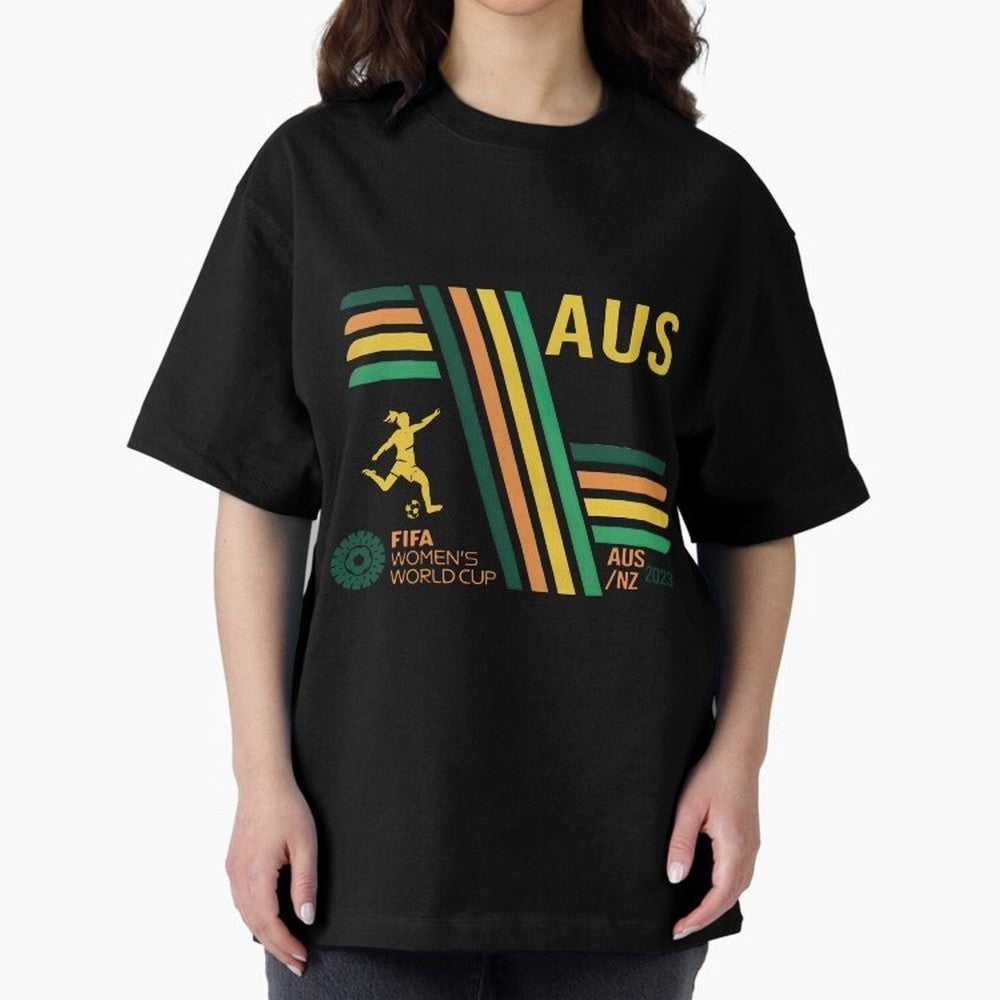 Australia Women's World Cup Oversized T-Shirt Turn Every Weekend Toward FIFA World Cup 2026 Spirit, Capturing France and Portugal, Haaland, Soccer Culture, Superstar Moments, National Team Dreams and Competitive Fire; Made for Die Hard Supporters,