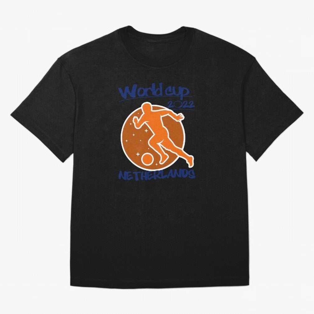 Netherlands World Cup 2022 Oversized T-Shirt Feel Match Day Hype around FIFA World Cup 2026 USA Canada Mexico, Messi, Argentina, France and Brazil, Football Festival Excitement, Trophy Ambitions, Country Rivalries and Star Player Buzz; Great for