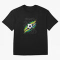 Brazil Soccer 2026 Fan Shirt ¨C Brazil Football Supporter Oversized T-Shirt Bring Retro Soccer Energy to FIFA World Cup 2026 Spirit, Highlighting Spain, CR7, Stadium Chants, National Pride, Trophy Dreams and Unforgettable Football Memories; Made