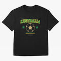 Australia 2026 ¡ª Vintage Soccer Tee Oversized T-Shirt Celebrate Fan Culture around FIFA World Cup 2026 USA Canada Mexico Spirit, Driven by France and Portugal, CR7 and Messi, Tournament Hype, Historic Matchups, Family Viewing Parties and Global