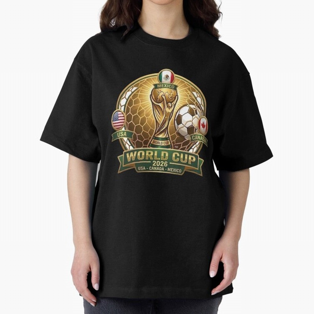 Chasing the Cup 2026 Oversized T-Shirt Relive Match Day Hype around FIFA World Cup 2026, Haaland and Mbappe, Germany, Global Supporter Spirit, Legendary Goals, National Colors and Tournament Celebration; Ideal for Football Dads, Football Moms,