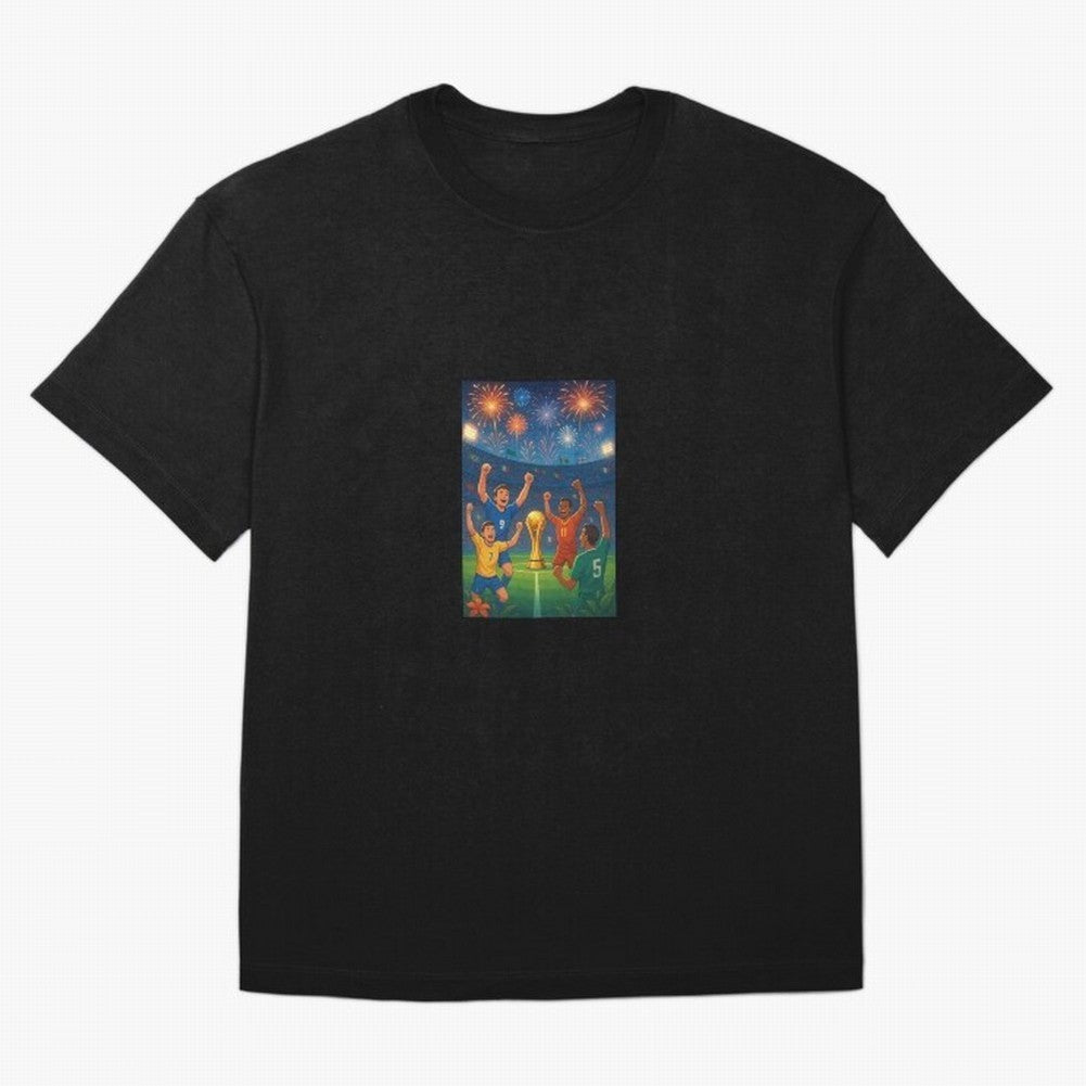 World Cup Oversized T-Shirt Honor the FIFA World Cup 2026 Journey through Haaland Highlights, England, France and Netherlands Pride, Football Passion, Legendary Performances, Festival Vibes and Supporter Community; Ideal for Passionate Fans Who