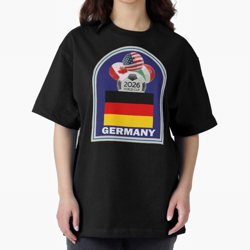Germany 2026 Soccer T-shirt Oversized T-Shirt Make Every Kick Count in FIFA World Cup 2026 USA Canada Mexico Centered on Neymar, England and Germany Energy, Supporter Pride, Iconic Celebrations, Legendary Names and Global Match Day Energy; Made for