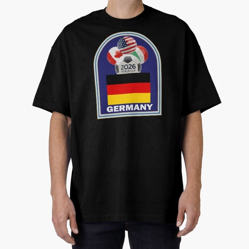 Germany 2026 Soccer T-shirt Oversized T-Shirt Make Every Kick Count in FIFA World Cup 2026 USA Canada Mexico Centered on Neymar, England and Germany Energy, Supporter Pride, Iconic Celebrations, Legendary Names and Global Match Day Energy; Made for