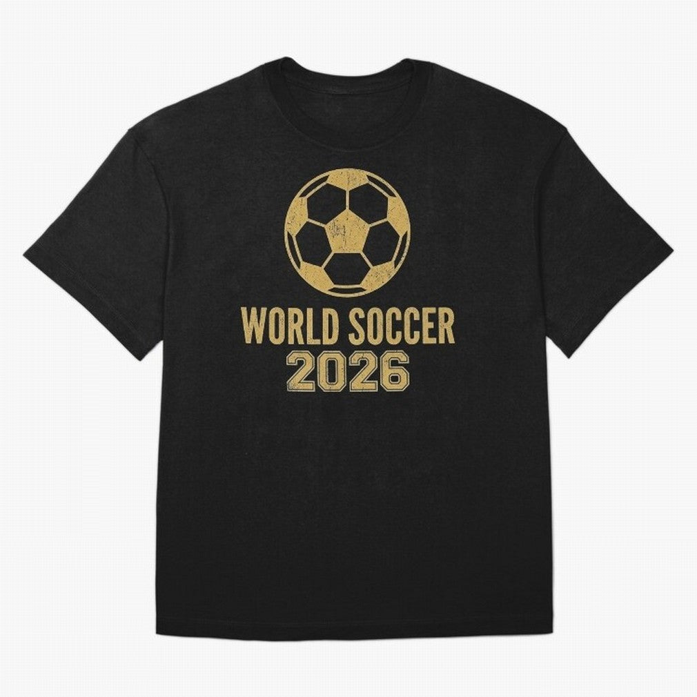 Retro World Soccer 2026 Design Oversized T-Shirt Celebrate Every Goal in the FIFA World Cup 2026 Group Stage Journey through Cristiano Ronaldo Highlights, Argentina Pride, Championship Spirit, Famous Goals, Roaring Crowds and International Football