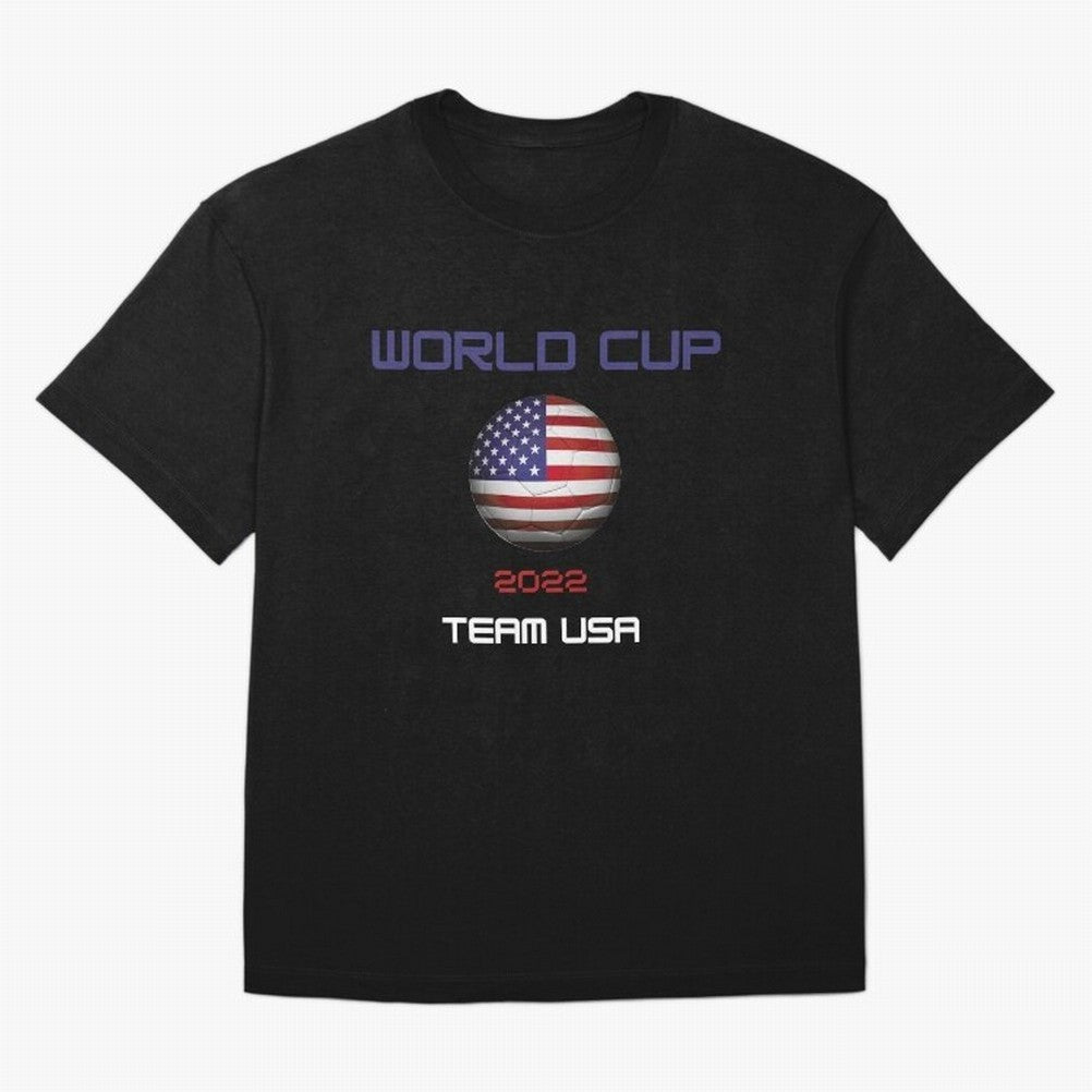 World cup 2022 Team USA Oversized T-Shirt Carry the Dream of FIFA World Cup 2026 Inspired by Haaland and Mbappe, Spain Energy, Football History, Final Match Energy, Crowd Noise and Once in a Lifetime Moments; Great for Watch Parties, Sports Bars,