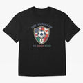 North America United Soccer 2026 Vintage Crest Oversized T-Shirt Honor Champions and Dreams in Global Football Passion for FIFA World Cup 2026 Group Stage, Filled with CR7, Spain and Netherlands, Fan Favorite Moments, National Team Passion, Big