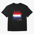 FRANCE WORLD CUP 2026 Oversized T-Shirt Celebrate Football Heritage in FIFA World Cup 2026 Spirit, Filled with England, France and Netherlands, Haaland and Mbappe, Vintage Soccer Flavor, Modern Football Stars, National Flags and Final Night
