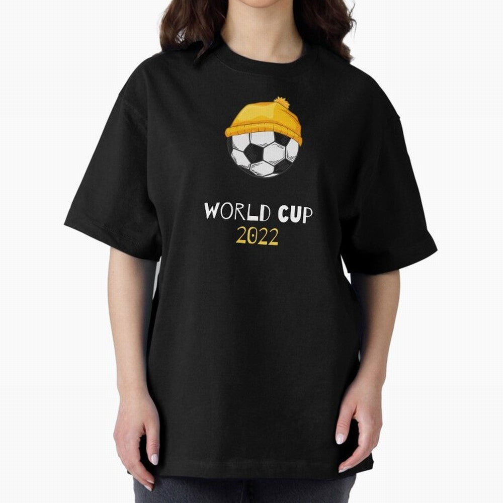 World Cup 2022 Qatar Oversized T-Shirt Celebrate Classic Football Spirit in FIFA World Cup 2026 Group Stage Spirit, Filled with Portugal, Messi, CR7 and Mbappe, Fan Favorite Moments, National Team Passion, Big Match Drama and Soccer History;