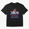 Road to 2026 Netherlands Football - Go Team Holland Soccer Oversized T-Shirt Show Fan Pride Across Match Day Hype around FIFA World Cup 2026, Haaland, Netherlands, Tournament Hype, Historic Matchups, Family Viewing Parties and Global Sports Pride;