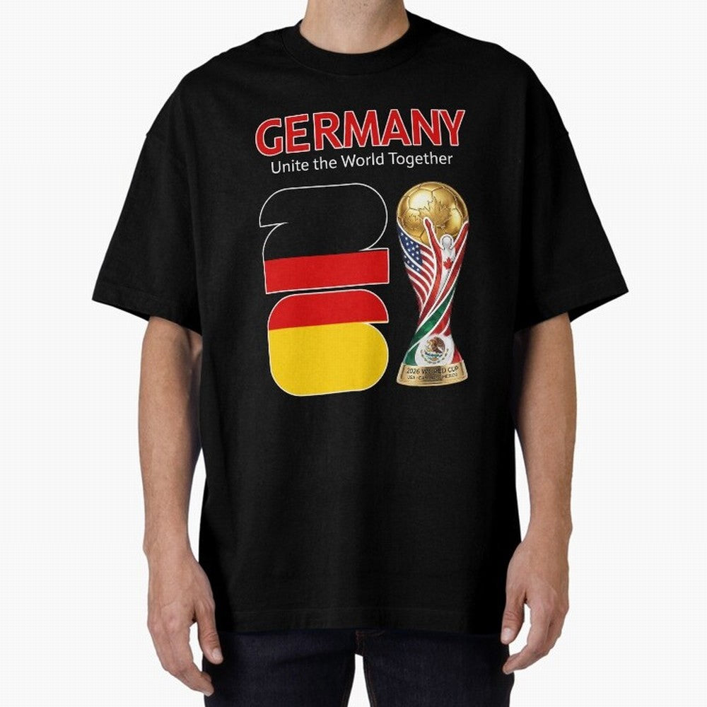 World Cup 2026, IMG 031, GERMANY 001 Oversized T-Shirt Unlock FIFA World Cup 2026 Driven by Messi, Neymar and Mbappe, Spain Energy, Worldwide Fan Energy, Dramatic Goals, Stadium Lights and Championship Celebrations; Ideal for Football Dads,