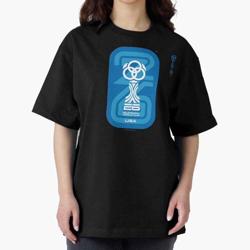 Mundial 26 USA Fan Trophy ¨C Retro Soccer World Cup Inspired Graphic ¨C Modern Football Art Design Oversized T-Shirt Bring Match Day Fire to the FIFA World Cup 2026 Group Stage Journey through CR7 Highlights, Argentina Pride, Vintage Soccer Flavor,