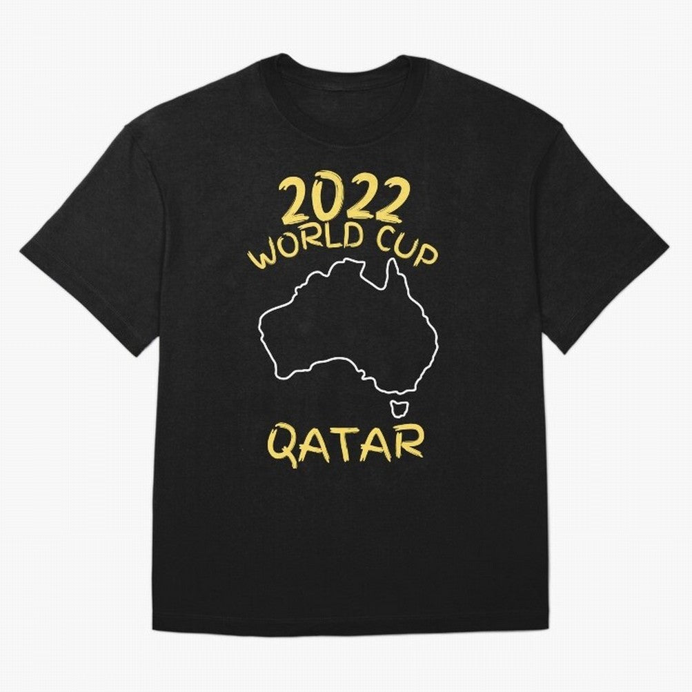 Socceroos World Cup 2022 Qatar Oversized T-Shirt Back the Journey through FIFA World Cup 2026 Group Stage for Fans of Mbappe and Neymar and Germany, Bringing Football Passion, Legendary Performances, Festival Vibes and Supporter Community; Ideal