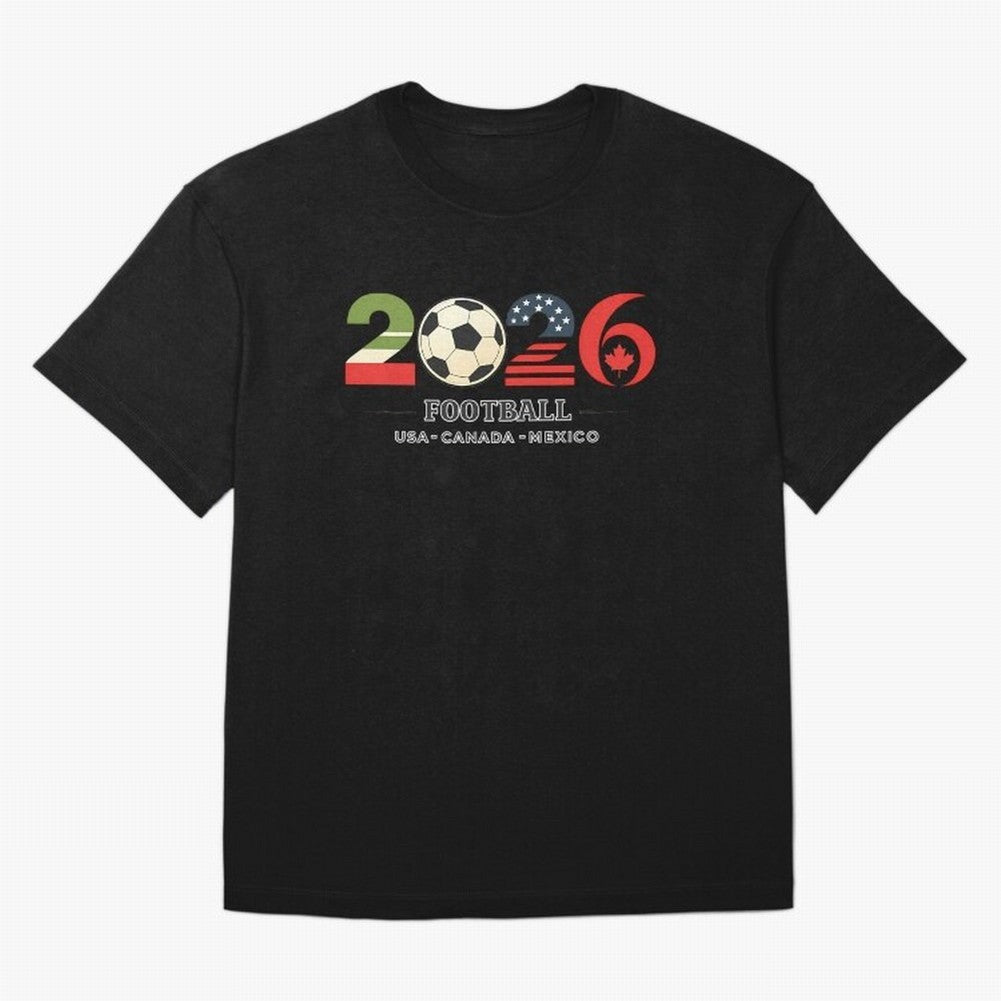 Football 2026 Usa Canada Mexico Oversized T-Shirt Bring Legendary Rivalry Energy to FIFA World Cup 2026 Spirit, Built around Portugal, Haaland, Soccer Culture, Superstar Moments, National Team Dreams and Competitive Fire; Built for Supporters