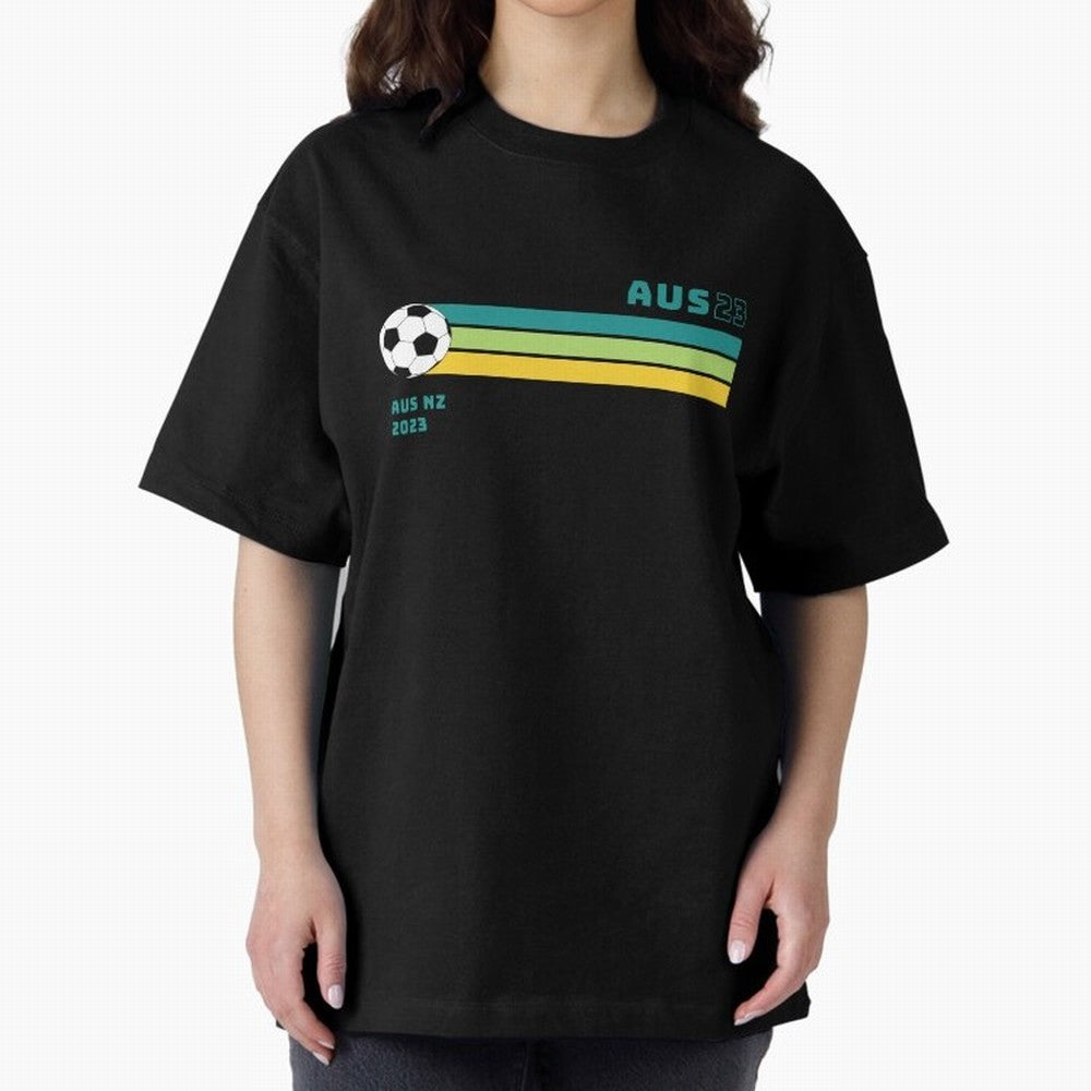 Australian Womens World Cup 2023 Oversized T-Shirt Bring World Football Passion into Match Day Hype around FIFA World Cup 2026 USA Canada Mexico, Cristiano Ronaldo, Haaland and CR7, France, Vintage Soccer Flavor, Modern Football Stars, National