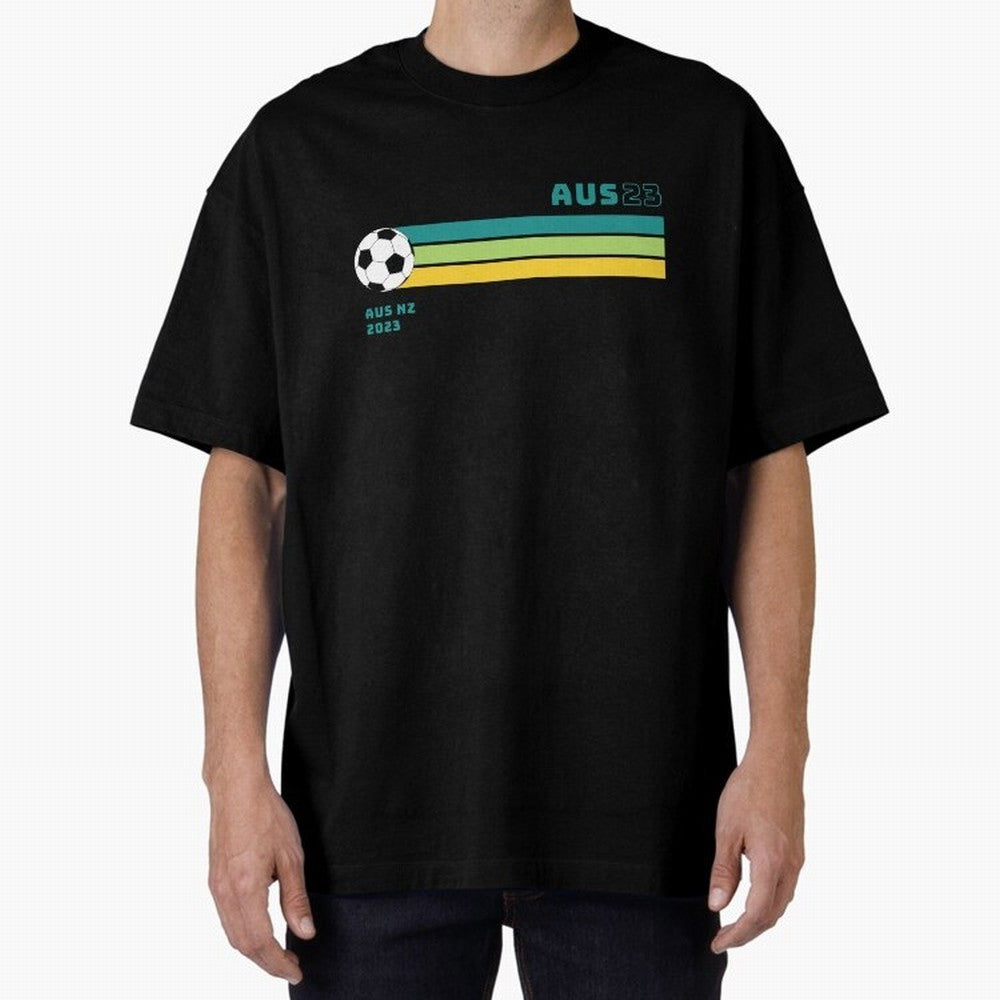 Australian Womens World Cup 2023 Oversized T-Shirt Bring World Football Passion into Match Day Hype around FIFA World Cup 2026 USA Canada Mexico, Cristiano Ronaldo, Haaland and CR7, France, Vintage Soccer Flavor, Modern Football Stars, National