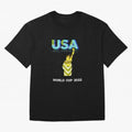 USA World Cup 2022 Oversized T-Shirt Honor the Football Icons of FIFA World Cup 2026 Centered on CR7, Portugal Energy, Game Day Rituals, Football Legends, Country Pride and the Road to the Final; Perfect for Fans, Collectors, Family Gatherings,