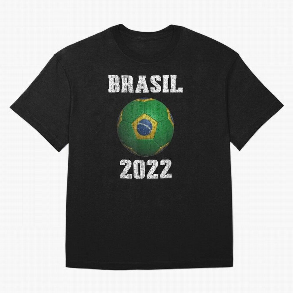 Brasil Flag Soccer Jersey Football Graphic Design T-Shirt Oversized T-Shirt Make Every Match About Match Day Hype around FIFA World Cup 2026, CR7 and Messi, England and Germany, Match Day Excitement, Supporter Culture, Golden Goals and Global