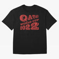 Qatar World Cup 2022 Oversized T-Shirt Celebrate FIFA World Cup 2026 Spirit, Inspired by Argentina, France and Brazil, Neymar, Global Supporter Spirit, Legendary Goals, National Colors and Tournament Celebration; Ideal for Passionate Fans Who Love