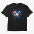 Australia Soccer 2026: Grunge Flag & Football Pride Oversized T-Shirt Carry National Pride through FIFA World Cup 2026 USA Canada Mexico Spirit, Driven by Spain, Neymar, Haaland and Cristiano Ronaldo, Stadium Memories, Football Loyalty,
